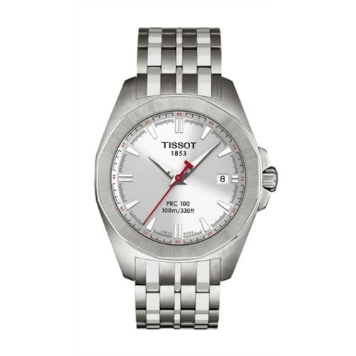 Tissot PRC 100 Quartz 41.3 Stainless Steel / Silver / Bracelet